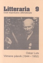 "Litteraria" sari. Viimane päevik, 1944-1952